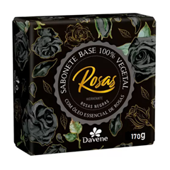 Sabonete Vegetal Rosas Negras Davene 170g