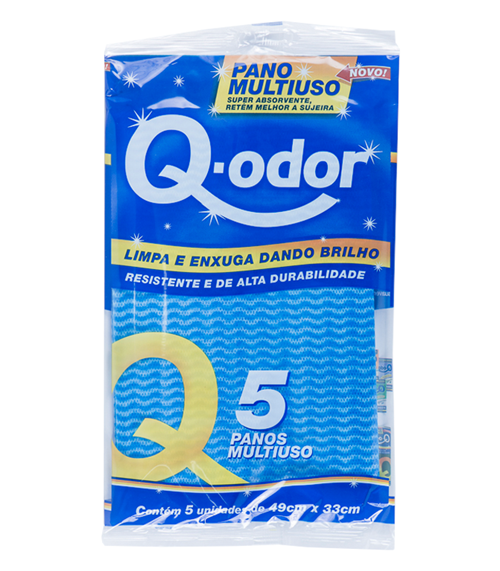 Pano Multiuso Q-Odor Azul