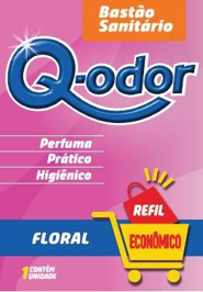 Bastão Sanitário Refil Q-Odor Floral
