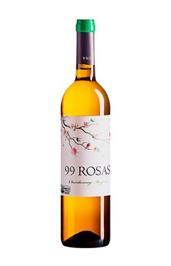 Vin Espanhol Branco 99 Rosas Viognier/Chardonnay 750ml