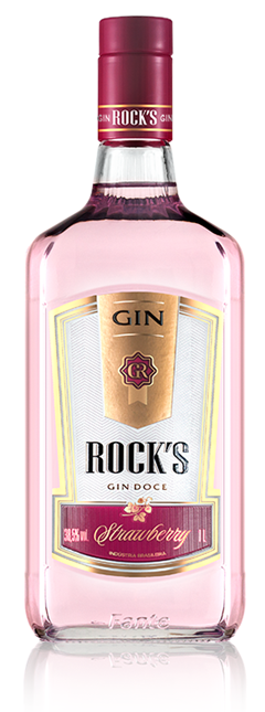 Gin Nac Rock Stramberry C/Taca 1 Lt