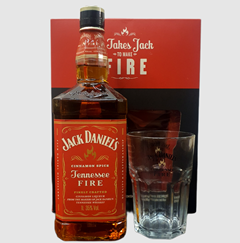 Whiskey Americano Jack Daniels Fire C/Copo 1l