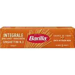 Macarrão Italiano Barilla Spaghettini Integral 500g