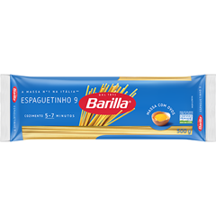 Macarrão Nacional Barilla Espaguetinho N9 500g