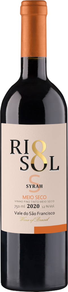 Vinho Tinto Nacional Rio Sol Syrah Meio Seco 750ml