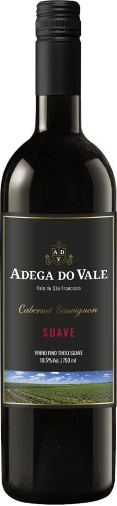 Vinho Tinto Nacional Adega Do Vale Cabernet Sauvignon Suave  750 Ml