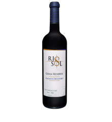 Vinho Nacional Tinto Rio Sol Gran Reserva Alicante Bouschet 750ml