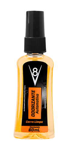 Odorizante V8 Spray Carro Limpo 60ml