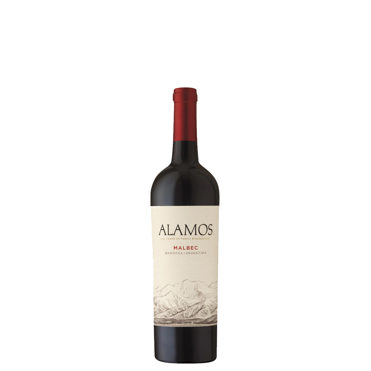 Vinho Argentino Tinto Alamos Malbec 375ml