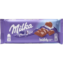 Chocolate Suiço Milka Bubbly Alpine Milk 90g