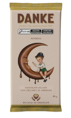 Chocolate Crocante Danke Amêndoas 90g