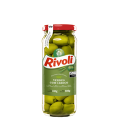 Azeitona Verde Rivoli Com Caroço 200g