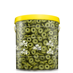 Azeitonas Verdes Fatiadas Rivoli Balde 1,8kg