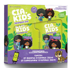 Combo Shampoo+Condicionador Crespinhos Raiz Cia Da Natureza Kids