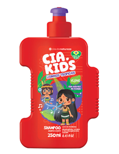 Shampoo Lisinhos Tropicais Cia Naturaza Kids 250ml