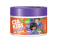 Gel Fixador Todos Os Tipos Cabelinhos Brasileiros Cia Kids 250g