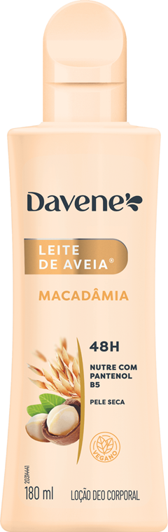 Leite De Aveia Macadamia Deo Corporal Davene 180ml