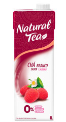 Cha Natural Tea Branco Com Lichia 1 Litro