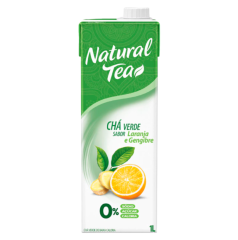 Cha Natural Tea Verde Com Laranja E Gengibre 1 Litro