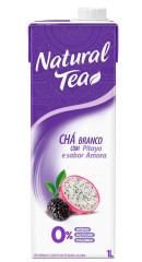 Cha Natural Tea Branco Pitaya E Amora 1 Litro