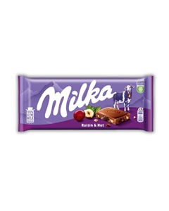 Chocolate Suiço Milka Raisins & Nuts 100g